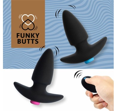 Zdalnie sterowane korki analne - FeelzToys FunkyButts